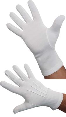 Gants de cérémonie avec nervures